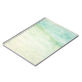 Abstrakter Watercolorhintergrund Notizblock (Linke Seite)