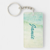 Abstrakter Watercolorhintergrund Schlüsselanhänger (Vorderseite)