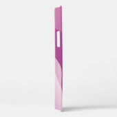 Abstrakter Wavy Hintergrund. Darstellung mit Farbe Case-Mate iPhone Hülle (Rückseite / Rechts)