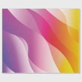Abstrakter Wavy Hintergrund. Darstellung mit Farbe Geschenkpapier (Flach)
