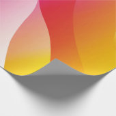 Abstrakter Wavy Hintergrund. Darstellung mit Farbe Geschenkpapier (Ecke)