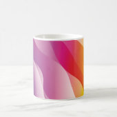 Abstrakter Wavy Hintergrund. Darstellung mit Farbe Kaffeetasse (Mittel)