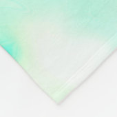 Abstrakter, weicher Hintergrund in Pastellfarben  Fleecedecke (Ecke)