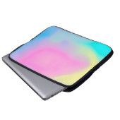 Abstrakter, weicher Hintergrund in Pastellfarben Laptopschutzhülle (Vorne Knopf)