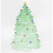 Abstrakter Weihnachtsbaum Aufkleber (Vorderseite)