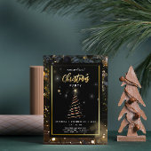 Abstrakter Weihnachtsbaum - Einladung