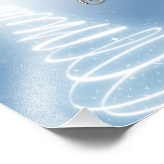 Abstrakter Weihnachtsbaum Fotodruck (Ecke)