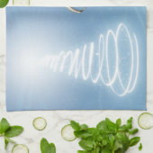 Abstrakter Weihnachtsbaum Geschirrtuch (Gefaltet)