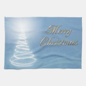 Abstrakter Weihnachtsbaum Geschirrtuch (Horizontal)