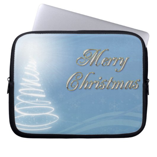 Abstrakter Weihnachtsbaum Laptopschutzhülle (Vorderseite)