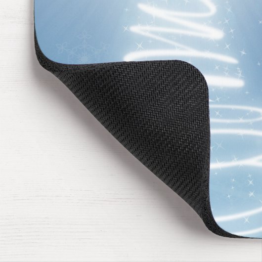 Abstrakter Weihnachtsbaum Mousepad (Ecke)