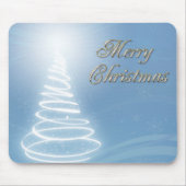 Abstrakter Weihnachtsbaum Mousepad (Vorne)