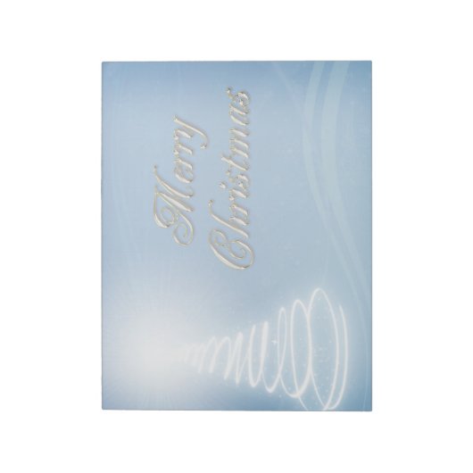 Abstrakter Weihnachtsbaum Notizblock (Rotiert)