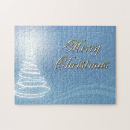 Abstrakter Weihnachtsbaum Puzzle (Horizontal)