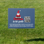 Abstrakter Weihnachtsmann, QR-Code-Queue-Grotto-Ze Gartenschild<br><div class="desc">Dieses Schild ist perfekt für jeden,  der einen Besuch in Santa veranstaltet. Dieses Zeichen dient dazu,  Kunden zum Scannen eines QR-Codes zu bewegen,  um sich der Warteschlange anzuschließen,  um den Weihnachtsmann zu besuchen. Ideal für kommerzielle und einheimische Veranstaltungen.</div>