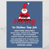 Abstrakter Weihnachtsmann, Saisonwerbung Flyer (Vorne)