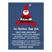 Abstrakter Weihnachtsmann, Saisonwerbung Poster (Vorderseite)