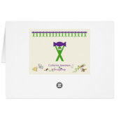 Abstrakter Weihnachtsstern und Biokotierungen (Rückseite Horizontal)