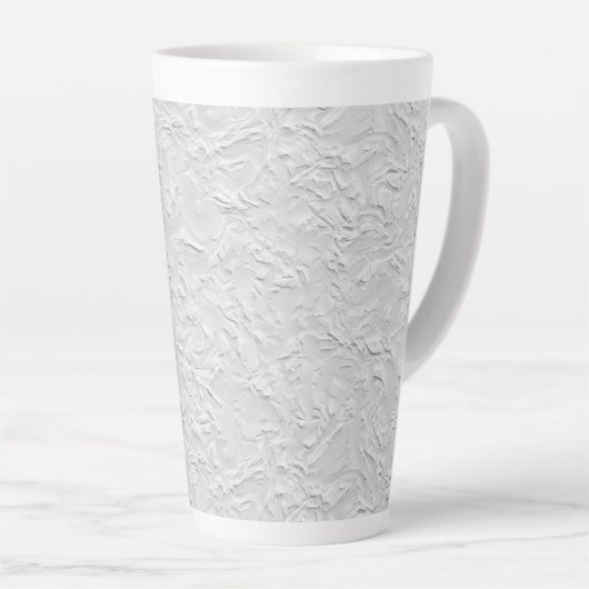 Abstrakter, weißer Stein, einfarbig Milchtasse (Rechte Ecke)