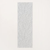 Abstrakter, weißer Stein, einfarbig Yogamatte (Rückseite)