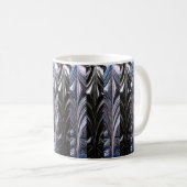 Abstrakter Wellenbecher Kaffeetasse (VorderseiteRechts)