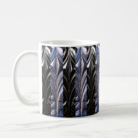 Abstrakter Wellenbecher Kaffeetasse (Links)