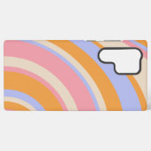 abstrakter Wellenfarbschwung Samsung Galaxy Hülle (Rückseite (Horizontal))