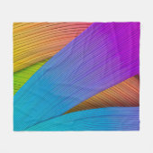 Abstrakter Wellenhintergrund. 3D-Abbildung.3d, 3d Fleecedecke (Vorderseite (Horizontal))
