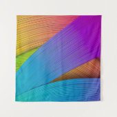 Abstrakter Wellenhintergrund 3D-Abbildung.3d, 3d i Wandteppich (Vorderseite (Horizontal))