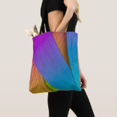 Abstrakter Wellenhintergrund. 3D-Abbildung.3d, 3d Tasche (Von Nahem)