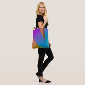 Abstrakter Wellenhintergrund. 3D-Abbildung.3d, 3d Tasche (Am Model)