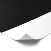 Abstrakter Wellenhintergrund. optische 3D-Illusion Poster (Ecke)