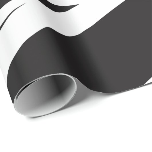 Abstrakter Wellenhintergrund. optische 3D-Illustra Geschenkpapier (Rolleneckpunkt)