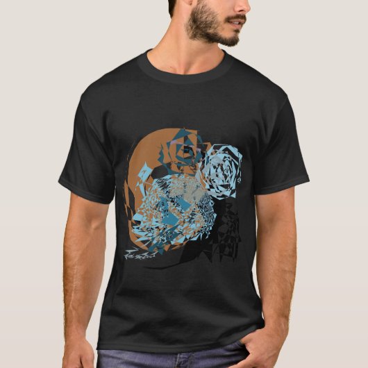 Abstrakter Weltraum-T - Shirt (Vorderseite)