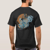 Abstrakter Weltraum-T - Shirt (Rückseite)