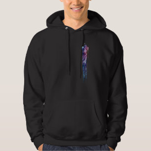 Abstrakter Weltraumgalaxie-Pinselstrich Premium Hoodie