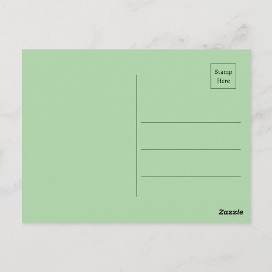 Abstrakter Whimsikvogel auf Baumzweig Postkarte (Rückseite)