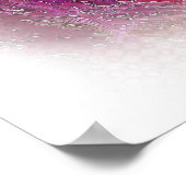 Abstrakter White Star Poster (Ecke)