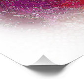 Abstrakter White Star Poster (Ecke)