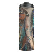 Abstrakter Wildbaum Thermosbecher (Vorderseite)