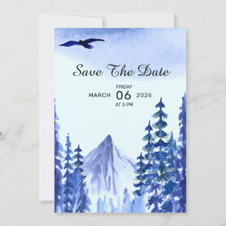 Abstrakter Winter-Einladungskarte Vector Einladung