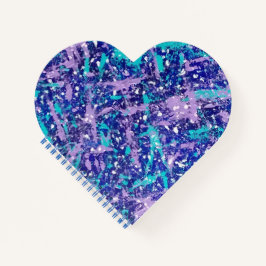 Abstrakter Winter Notizblock