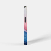 Abstrakter Wirbel aus Wärme und Tiefe iPhone Hülle (Rechte Seite)