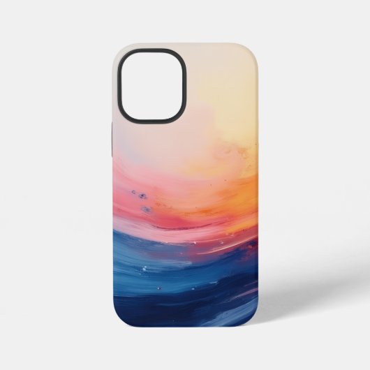 Abstrakter Wirbel aus Wärme und Tiefe iPhone Hülle (Rückseite)