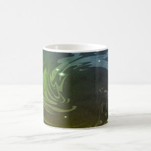 Abstrakter Wirbel Kaffeetasse