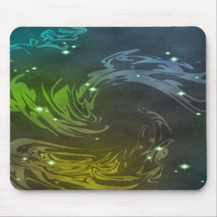 Abstrakter Wirbel Mousepad