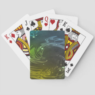Abstrakter Wirbel Spielkarten