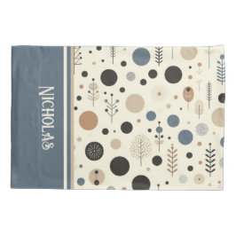 Abstrakter Woodland-Benutzername Kissenbezug