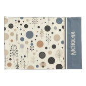 Abstrakter Woodland-Benutzername Kissenbezug (Rückseite-Rechts)