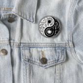 Abstrakter Yenyang-Rucksack-Button-Knopf Button (Beispiel)